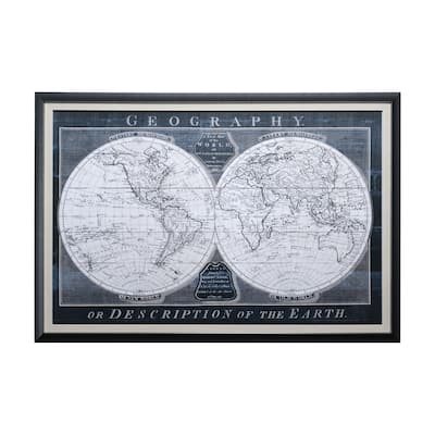 Old World Globe Framed Art Print