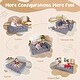 preview thumbnail 3 of 6, 9 PCS Convertible Foam Children Floor Sofa Kids Modular Play Couch