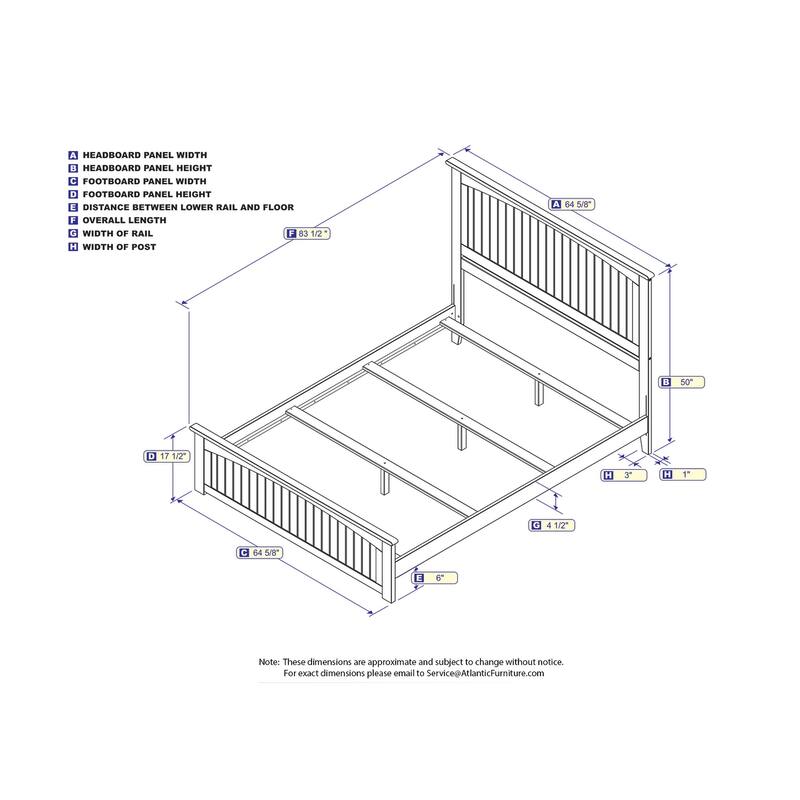 Traditional Bed Frame with Footboard & Charger - Elegant Design for Bedroom Decor