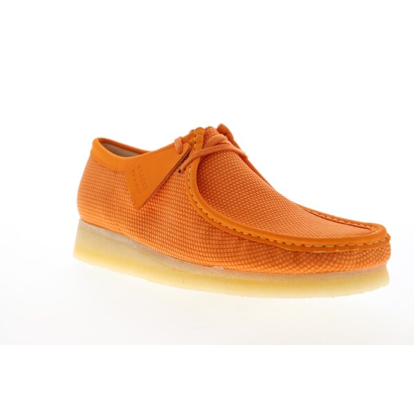 clarks shoes mens orange