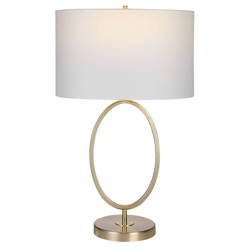 Golden Brass Metal 1-light Table Lamp