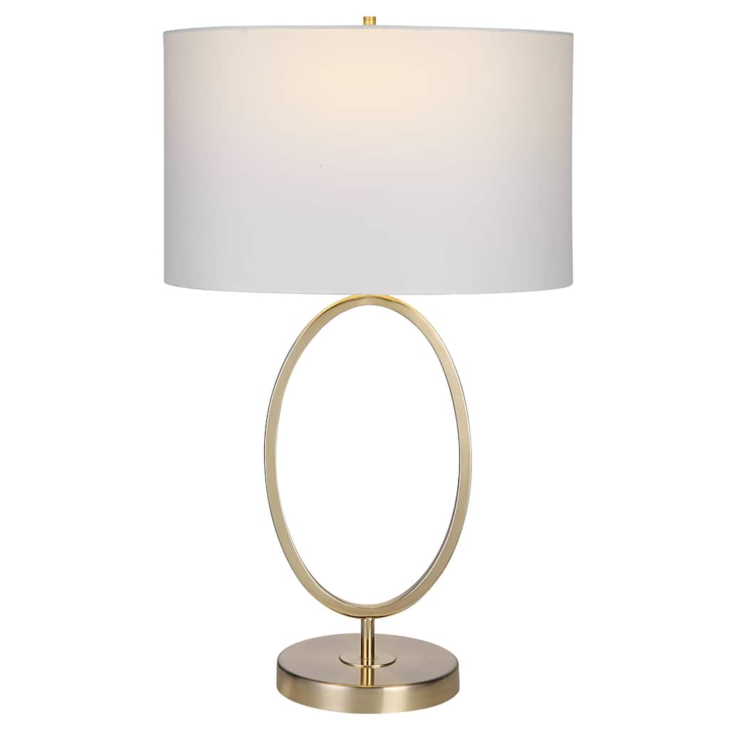 Golden Brass Metal 1-light Table Lamp