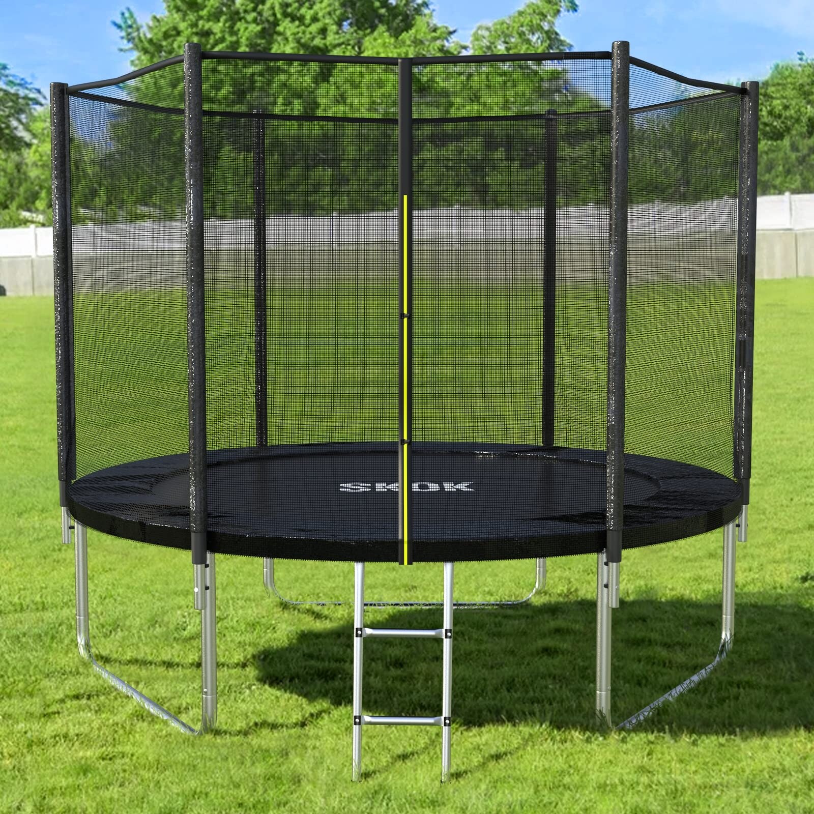 Costway Replacement Trampoline Mat Jumping Mat Fits 10ft Frame w/ V-Hooks