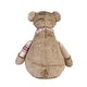 preview thumbnail 2 of 3, Mina Victory Plush Lines Plush Bear 22" x 26" Brown Indoor - 22" x 26"