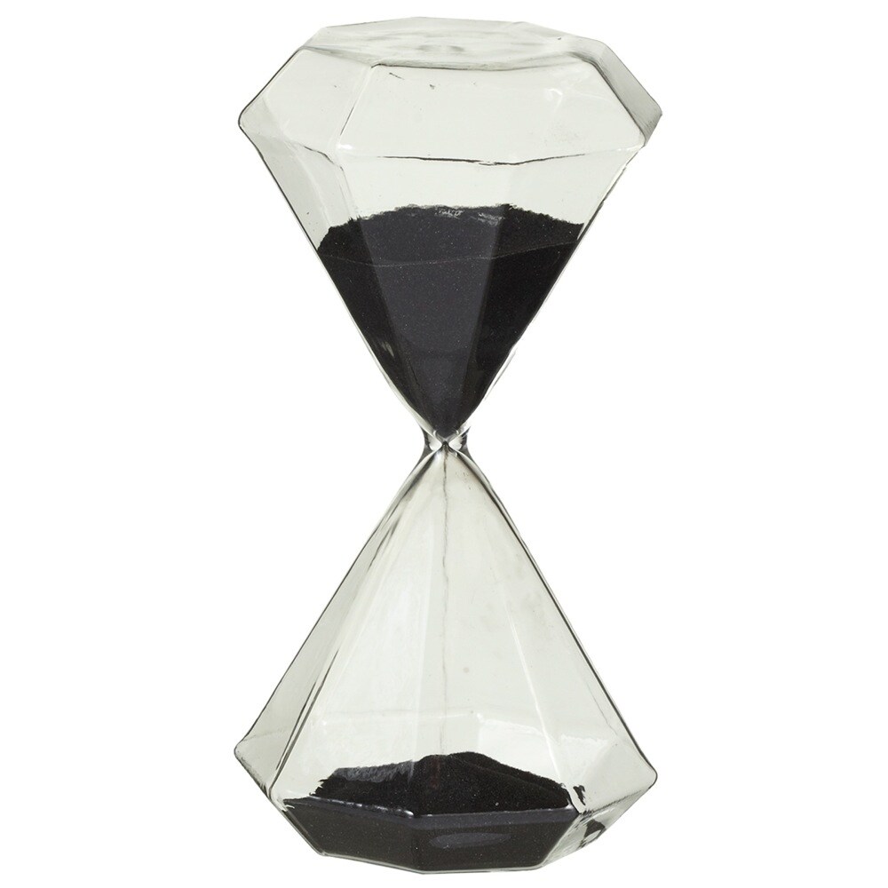 Shop Set Of 2 Diamond Shaped Decorative Black Puff Sand Flat