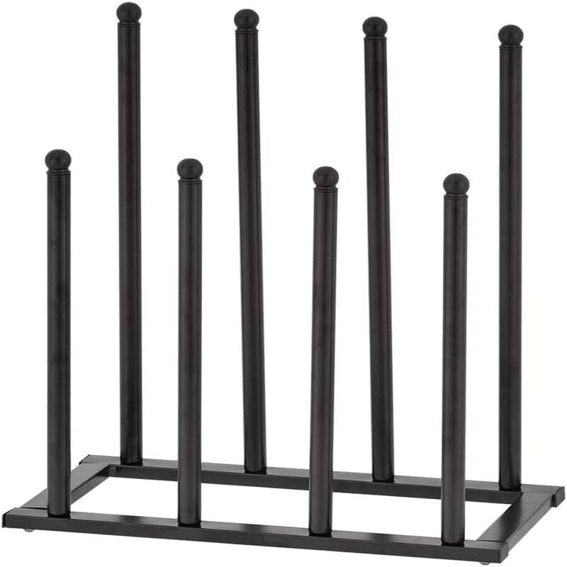 Boot Rack for Boot Storage - Boot Rack Organizer for Tall Boots - Black 4 Pair - 8"D x 16"W x 18"H