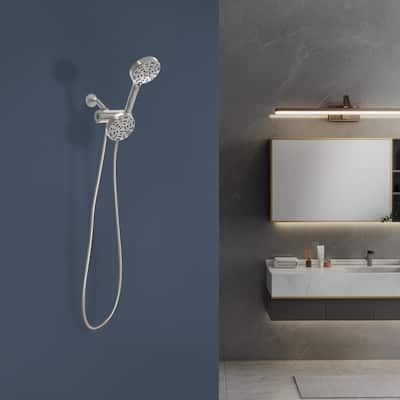 Topcraft Wall Mount Multi-Functional Dual Head Showerhead
