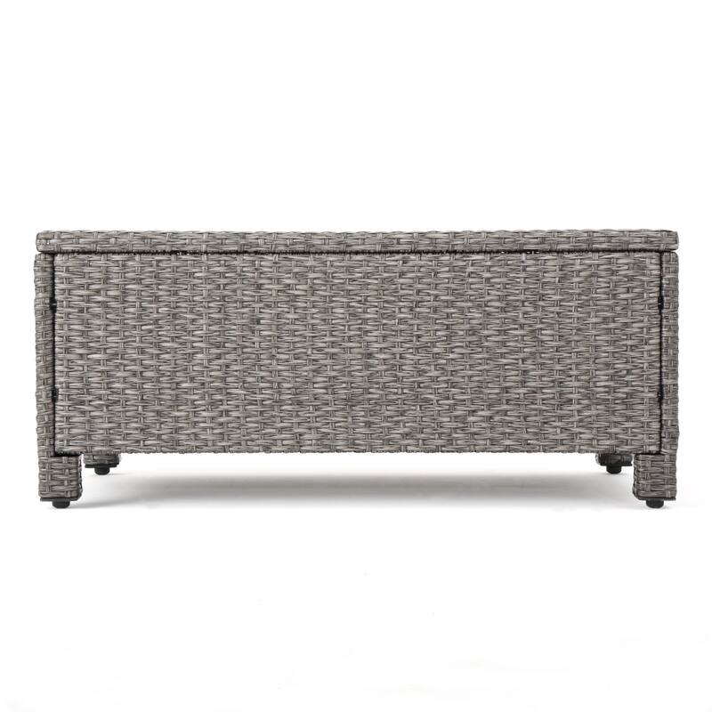 Puerta Outdoor 10-piece Wicker Patio Set with Cushions by Christopher Knight Home