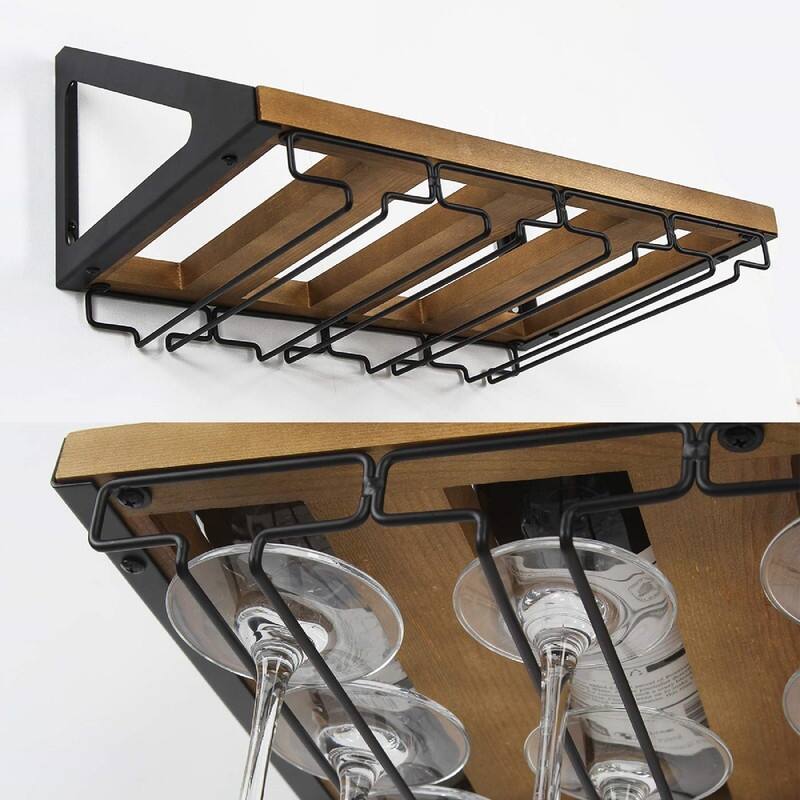 Design Rustic Wood Wall Mount - 11.33"D x 8.38"W x 16.65"H