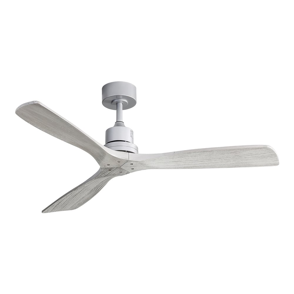 Sofucor 52 inch Modern Solid Wood / ABS Ceiling Fan With Remote Control(No Light),6 WInd Speed,Reversible Airflow