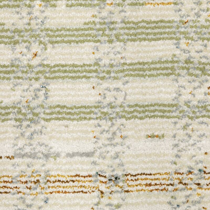 Style Haven Athena Distressed Plaid Area Rug