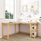preview thumbnail 42 of 43, Max and Lily Corner Desk w/ Shelves