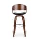 preview thumbnail 9 of 10, Wooden High Swivel Barstool Counter Stool Dining Chair Reception Chair
