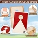 preview thumbnail 4 of 6, 3' x 2' Solid Wood Premium Cornhole Set, Game Boards, Includes Set of 8 All-Weather Corn Hole Toss Bags - 2' x 3'