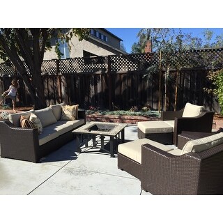 Top Product Reviews For Corvus Matura 9 Piece Brown Wicker Patio Brown Wicker Patio