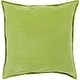 preview thumbnail 3 of 57, Artistic Weavers Harrell Solid Velvet 22-inch Throw Pillow Down - Lime