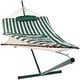 preview thumbnail 8 of 71, Sunnydaze Rope Hammock with 12-Foot Stand, Hammock Pad & Pillow