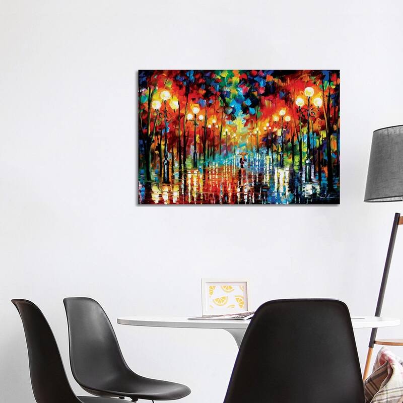 iCanvas "A Date With The Rain" by Leonid Afremov Canvas Print - 26x40x1.5