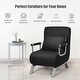 preview thumbnail 2 of 34, Costway Folding 5 Position Convertible Sleeper Bed Armchair Lounge w/