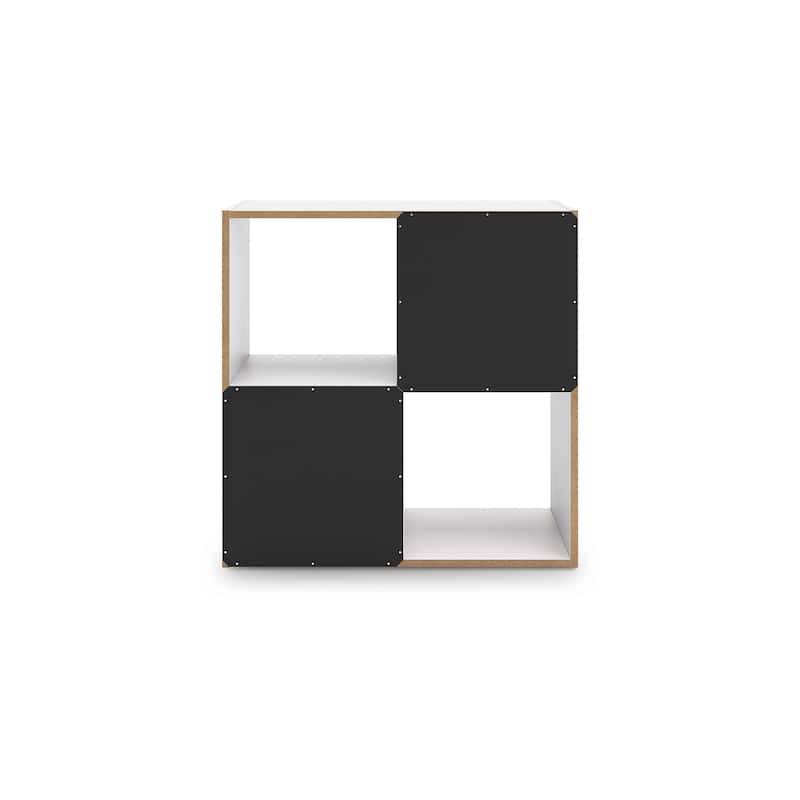 Signature Design by Ashley Onita White 4 Cube Organizer - 24" W x 12" D x 24" H