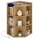 preview thumbnail 3 of 17, Costway 3-Tier Kids Corner Toy Storage Organizer with USB Ports and - See Details