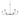 Gabriel Matte Black Chandelier (36")