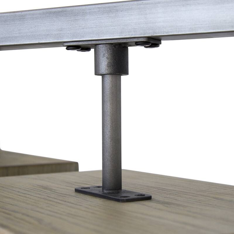 Yosemite Home Decor Arlo 75 x 64 Rotating Shelving Unit - 64 x 9.8 x 75