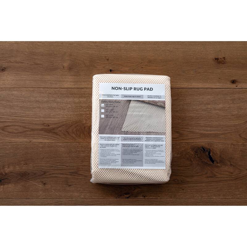 1/8 inch Non-Slip Pro Grip Mesh Rug Pad Reversible Padding - Beige