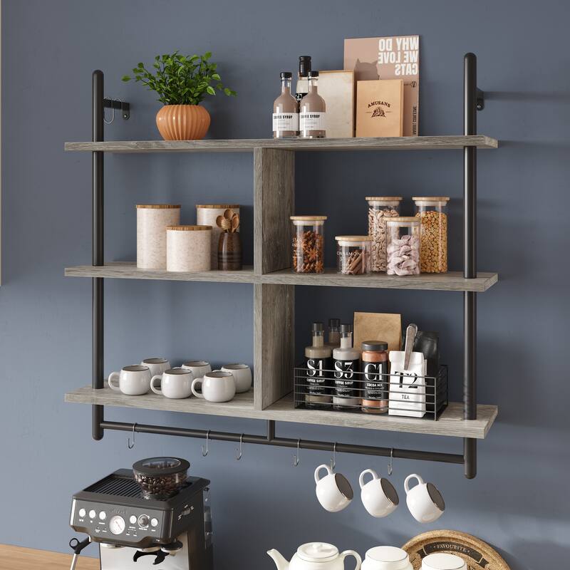41 inch Wall Shelves 3-tiers Floating Shelf - 41 inch