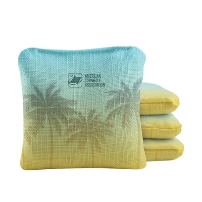 Tropical Sunrise Dual Sided Cornhole Bags