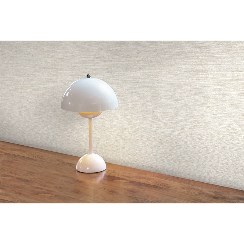 Warner Declan Light Grey Woven Wallpaper