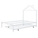 preview thumbnail 7 of 52, Metal Platform Bed,House-Shaped Headboard Design,twin size trundle