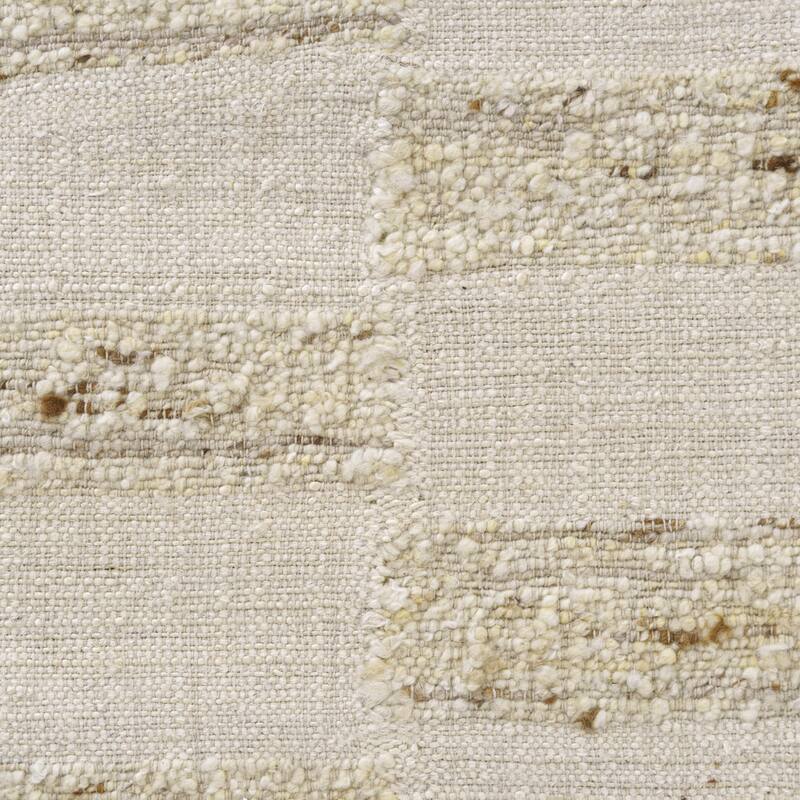 Sevita Ivory/Natural Farmhouse Checkered Area Rug
