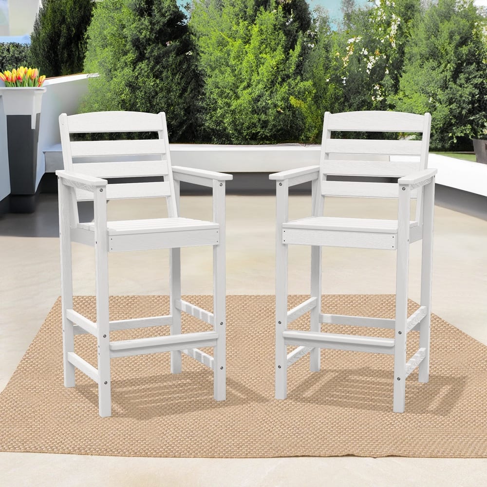 Plastic Tall adirondack Chair Set Of 2-Piece