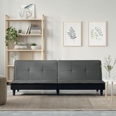 vidaXL Sofa Bed Fabric Sleeper Sofa Loveseat Recliner Chair Daybed Couch Bed - 78.7" x 35" x 27.6"