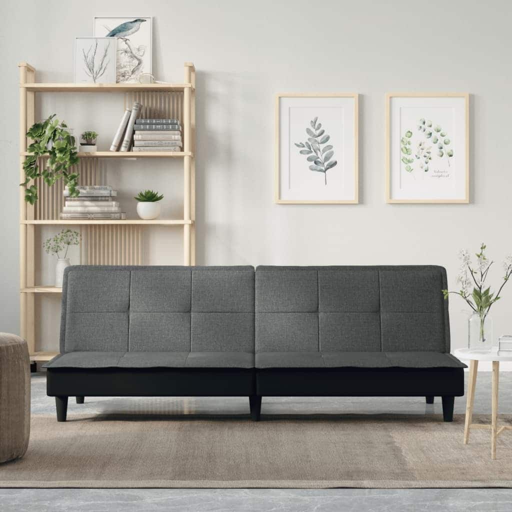vidaXL Sofa Bed Fabric Sleeper Sofa Loveseat Recliner Chair Daybed Couch Bed - 78.7" x 35" x 27.6"