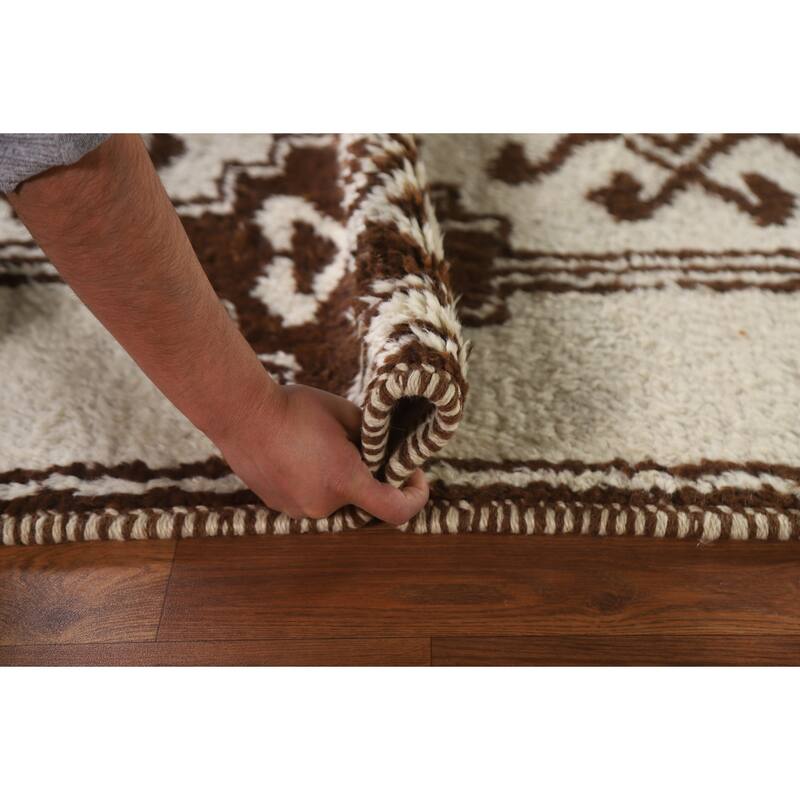Anatolian Natural Dye Turkish Runner Rug Hand-knotted Wool Carpet - 3'3"x 12'0"