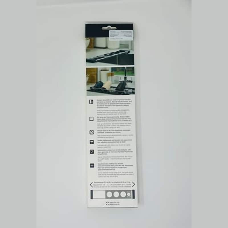 Sanni Shoo drip.it plus Stainless Steel Kitchen Sink Caddy - Bottle Holder for 3 Bottles