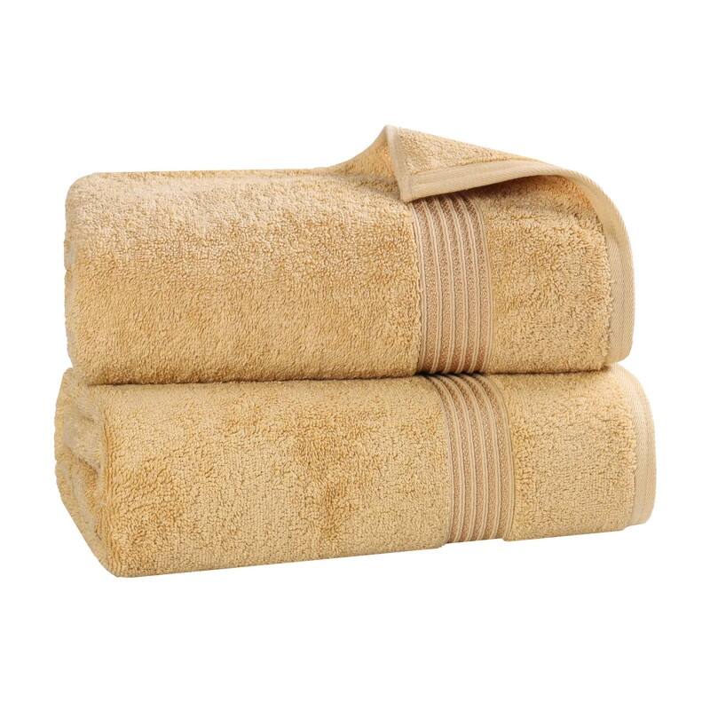 Superior Heritage Egyptian Cotton Absorbent Bath Sheet Set of 2