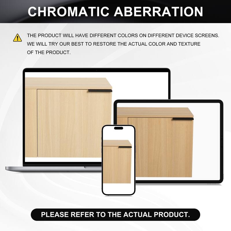 24" Oak Bathroom Vanity Cabinet with Generous Storage, Soft-Close Doors, and Easy Assembly (Sink Not Included)