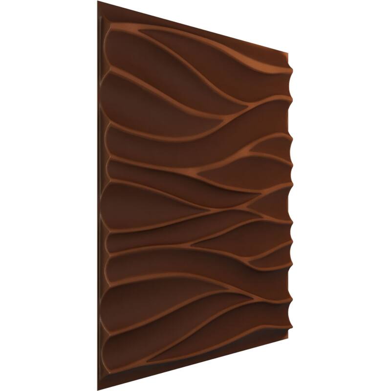 19 5/8"W x 19 5/8"H Ripple EnduraWall Decorative 3D Wall Panel