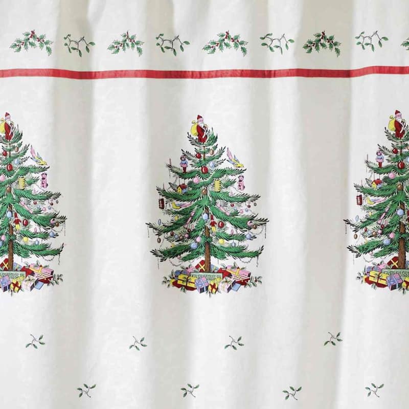 Spode® Christmas Tree Shower Curtain