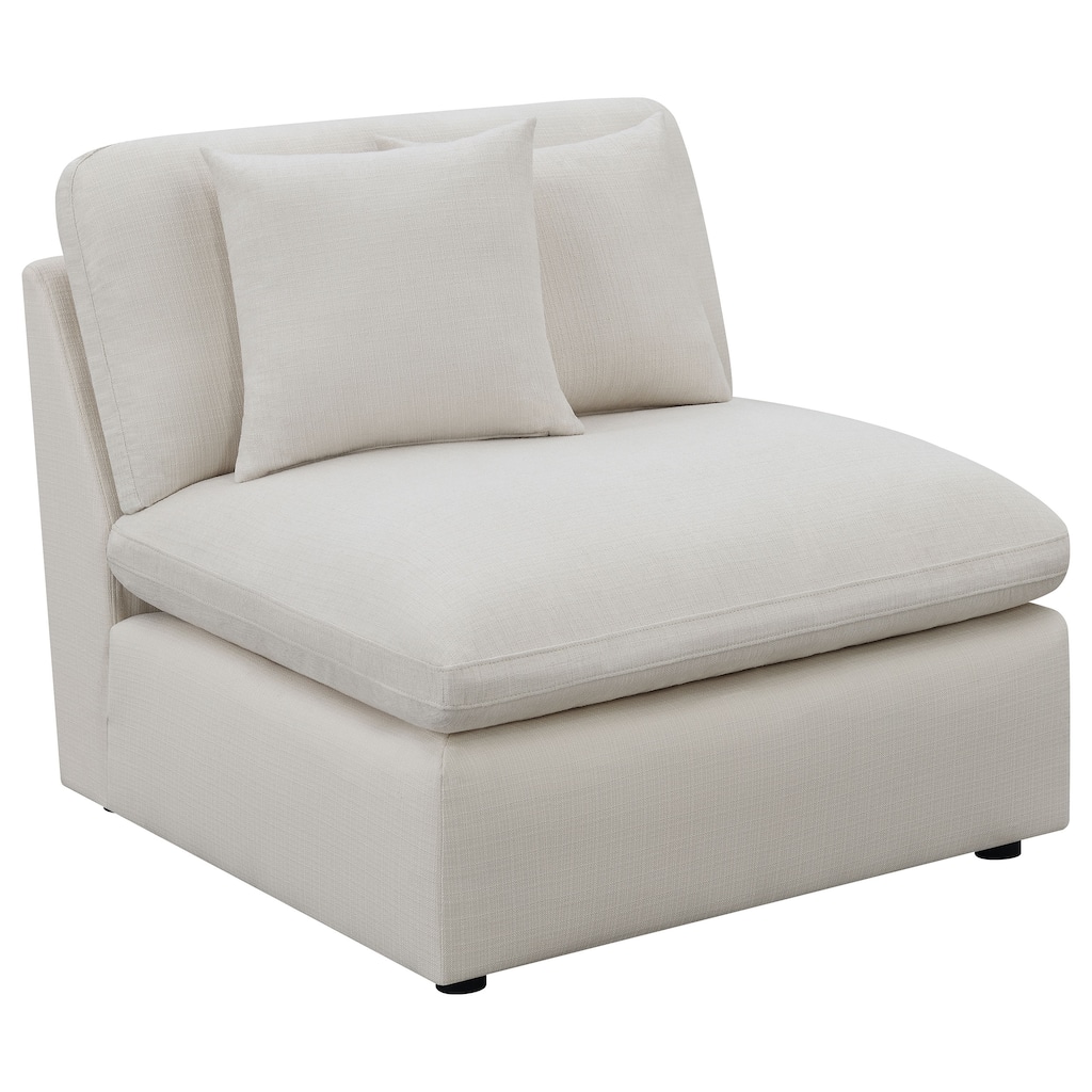 Hobson Transitional Upholstered Armless Chair
