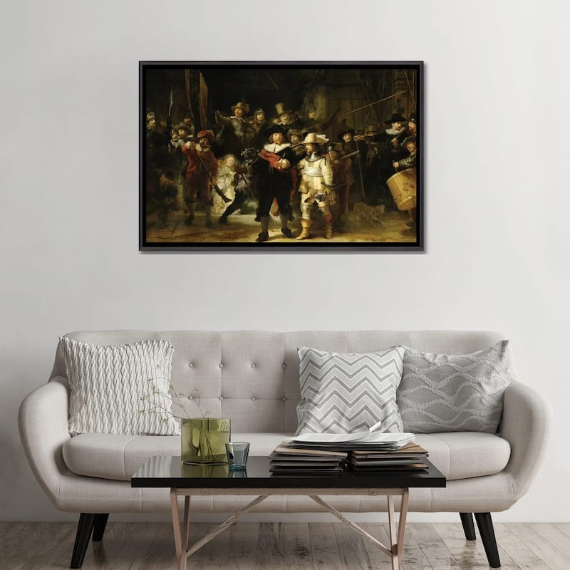 iCanvas "The Night Watch, 1642" by Rembrandt van Rijn Framed