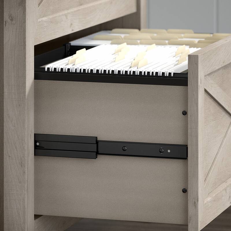 Key West 48W Writing Desk with Lateral File Cabinet by Bush Furniture