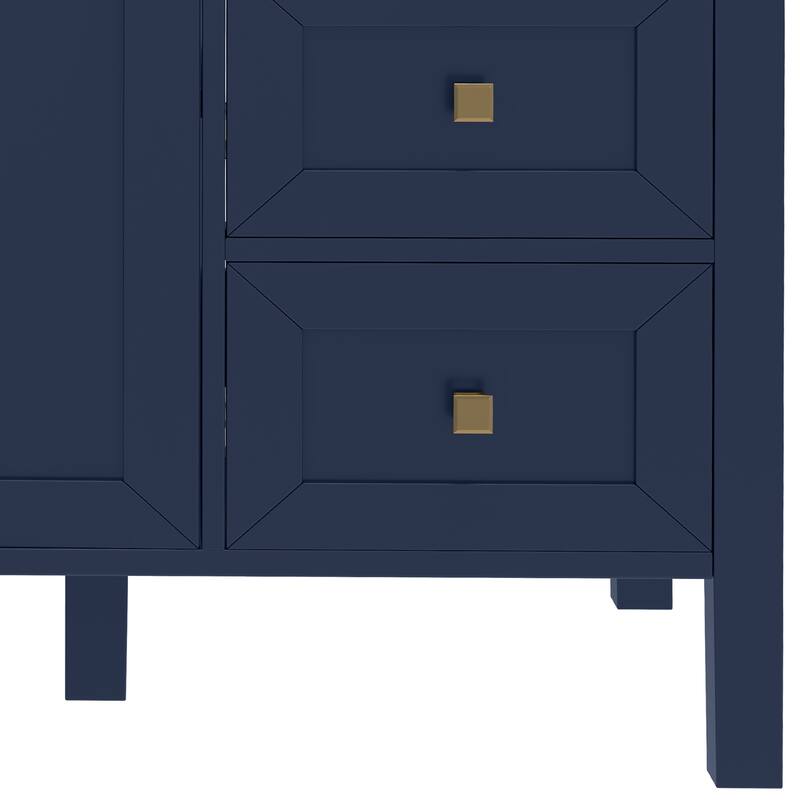 Moasis 36"/42" Bathroom Vanity Cabinet Set with Sink Combo and 3 Drawers & Cabient
