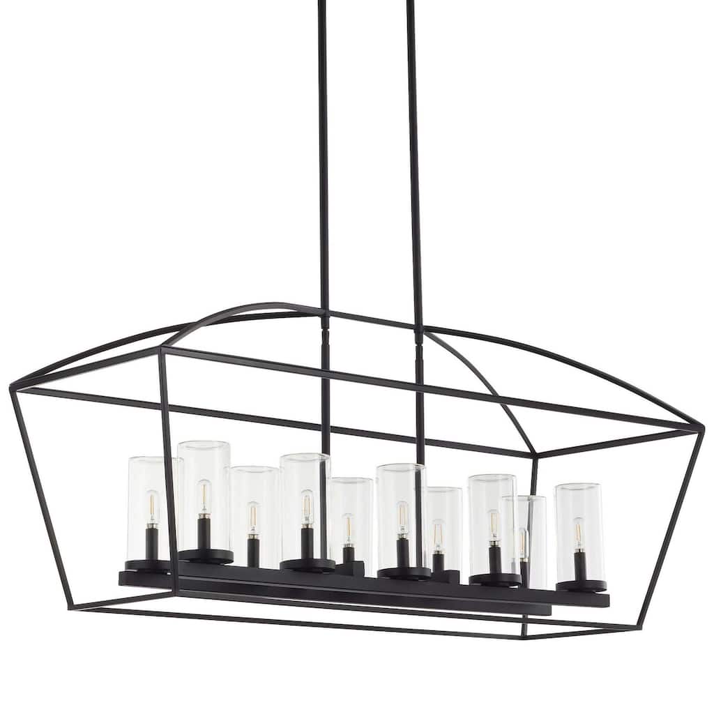 Quorum International 71-10 Odeon 10 Light 48" Wide Linear Chandelier
