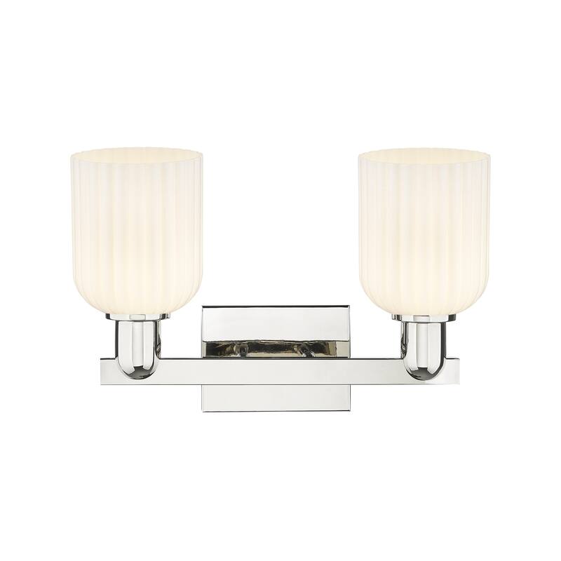 Innovations Lighting Downtown Urban - Bridal Veil - 2 Light 16" Bath Vanity Ligh