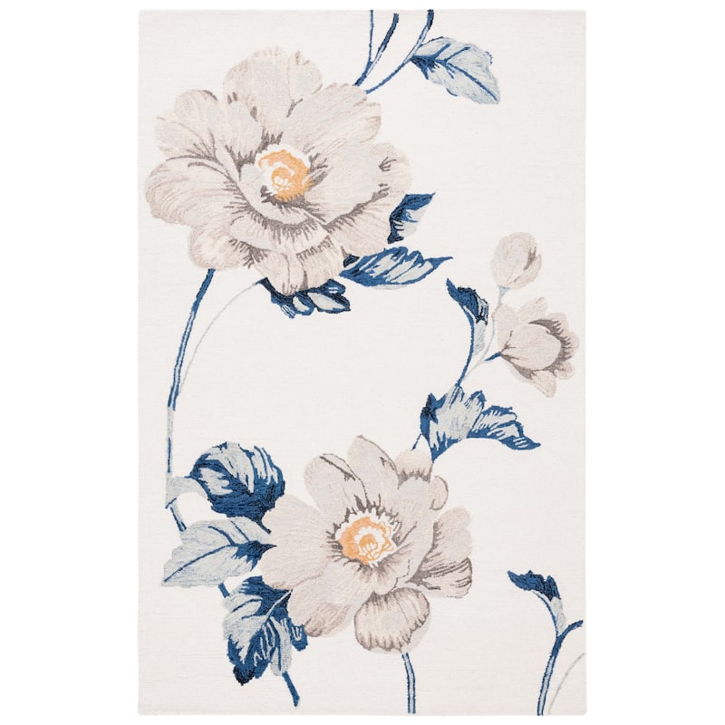SAFAVIEH Handmade Jardin Garnette Country Wool Rug