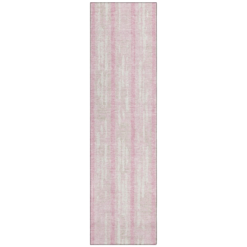 Machine Washable Indoor/ Outdoor Chantille Ombre Stripe Rug